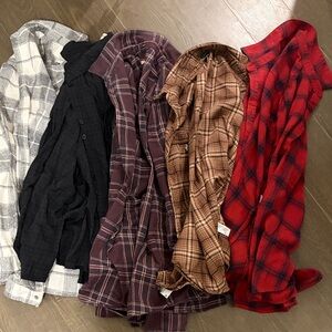 Plaid Button-Up Shirt Collection